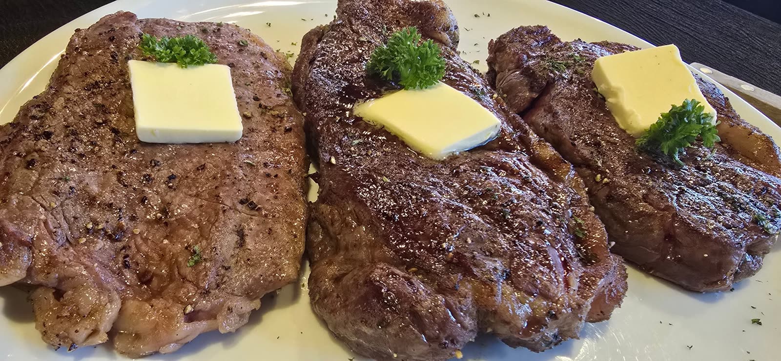 Premium steaks